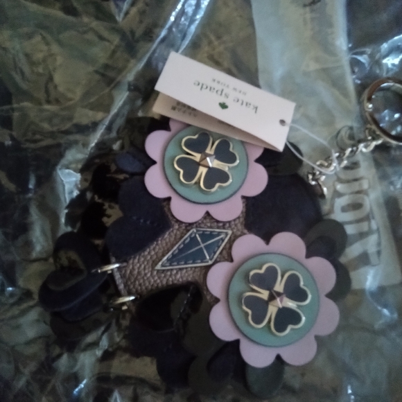 NWT KATE SPADE OWL KEY FOB/ HANGTAG - Picture 3 of 4